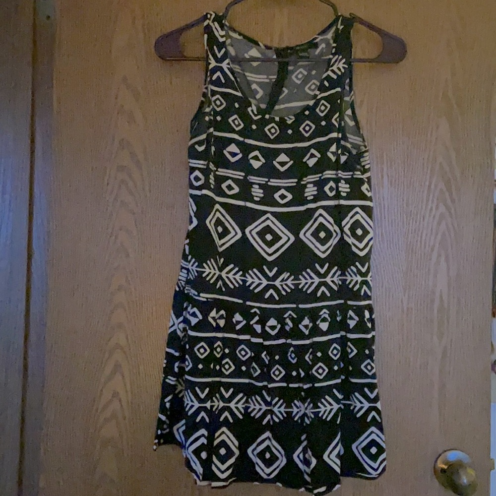 F21 Geometric Drop Waist Dress
